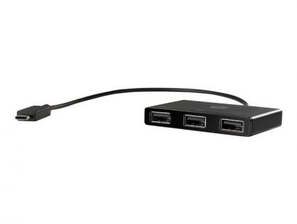 HP USB-C to USB-A - hub - 3 ports