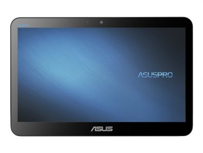 ASUSPRO A4110 - All-in-one - Celeron N4020 / up to 2.8 GHz - RAM 8 GB - SSD 128 GB - UHD Graphics 600 - Gigabit Ethernet - 802.11a/b/g/n/ac, Bluetooth 5.0 - Endless OS - monitor: LED 15.6" 1366 x 768 (HD) touchscreen - black