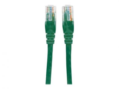 Intellinet Network Patch Cable, Cat6, 20m, Green, CCA, U/UTP, PVC, RJ45, Gold Plated Contacts, Snagless, Booted, Lifetime Warranty, Polybag - patch cable - 20 m - green