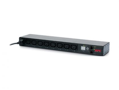 APC Switched Rack PDU AP7920B - Power distribution strip - AC 200/208/230 V - 2300 VA - Ethernet - input: IEC 60320 C14 - output connectors: 8 (power IEC 60320 C13) - 1U - 19" - black - for P/N: SMTL1000RMI2UC, SMX1000C, SMX1500RM2UC, SMX1500RM2UCNC, SMX7