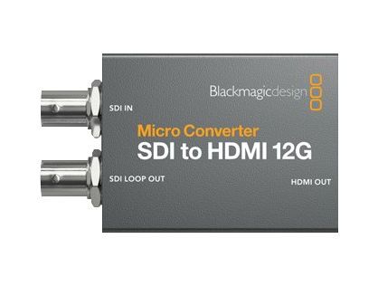 Blackmagic Micro Converter SDI to HDMI 12G 12G-SDI to HDMI video and audio converter