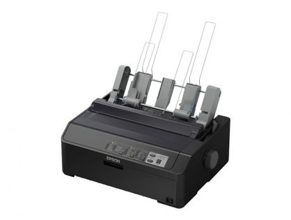 Epson LQ 590II - Printer - B/W - dot-matrix - Roll (21.6 cm), JIS B4, 254 mm (width) - 360 x 180 dpi - 24 pin - up to 584 char/sec - parallel, USB 2.0