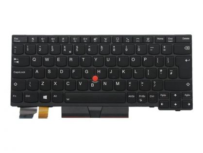 Chicony - notebook replacement keyboard - with Trackpoint - QWERTY - UK - black