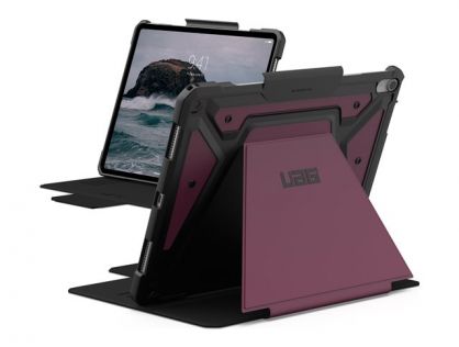 UAG - Flip cover for tablet - rugged - polyurethane (PU) - bordeaux - for Apple 13-inch iPad Air (M2)