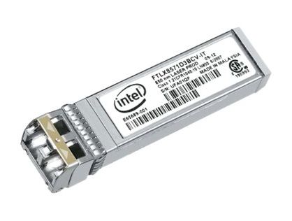 Intel Ethernet SFP+ SR Optics - SFP+ transceiver module - 10GbE - 1000Base-SX, 10GBase-SR - 850 nm - for Ethernet Converged Network Adapter X520, X710, Ethernet Server Adapter X520