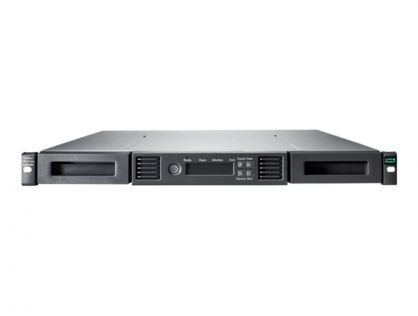 HPE StoreEver 1/8 G2 - Tape autoloader - 96 TB / 240 TB - slots: 8 - no tape drives - rack-mountable - 1U - barcode reader