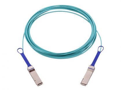 NVIDIA - 100GBase-AOC direct attach cable - QSFP to QSFP - fibre optic - halogen-free, Active Optical Cable (AOC)