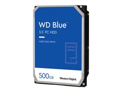 WD Blue WD5000AZLX - Hard drive - 500 GB - internal - 3.5" - SATA 6Gb/s - 7200 rpm - buffer: 32 MB