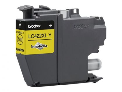 Brother LC422XLY - High Yield - yellow - original - ink cartridge - for Brother MFC-J5340DW, MFC-J5345DW, MFC-J5740DW, MFC-J6540DW, MFC-J6940DW