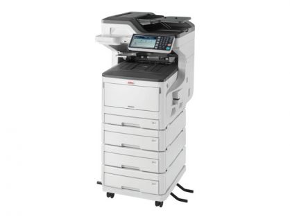 OKI MC853DNV - Multifunction printer - colour - LED - 297 x 431.8 mm (original) - A3 (media) - up to 23 ppm (copying) - up to 23 ppm (printing) - 2005 sheets - 33.6 Kbps - USB 2.0, Gigabit LAN, USB host