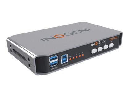 4:1 2x HDMI & 2x USB 2.0 Camera Selector Smooth Video Switch HDMI 1080P60 + USB3.0 Output
