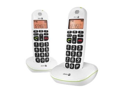 DORO PhoneEasy 100W Duo - cordless phone with caller ID + additional handset