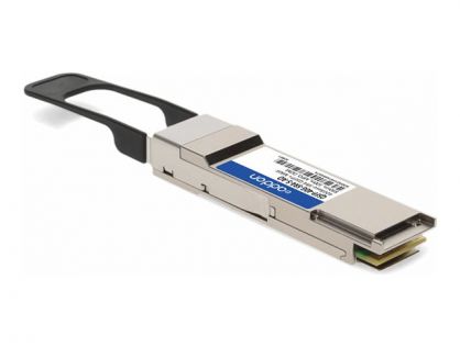 AddOn - QSFP+ transceiver module (equivalent to: Cisco QSFP-40G-SR4-S) - 40 Gigabit LAN - 40GBASE-SR4 - MPO multi-mode - up to 100 m - 850 nm - for Cisco Nexus 93108TC-EX, 93180YC-FX, 9336C-FX2, 9372PX-E