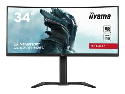 iiyama G-MASTER Red Eagle GCB3481WQSU-B1 - LED monitor - curved - 34" - HDR