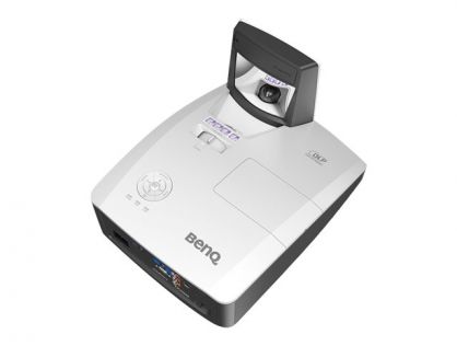 BenQ MW855UST+ - DLP projector - 3D - 3500 ANSI lumens - WXGA (1280 x 800) - 16:10 - 720p - ultra short-throw lens