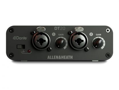 Allen & Heath Everything I/O DT20 Dante analog audio input interface