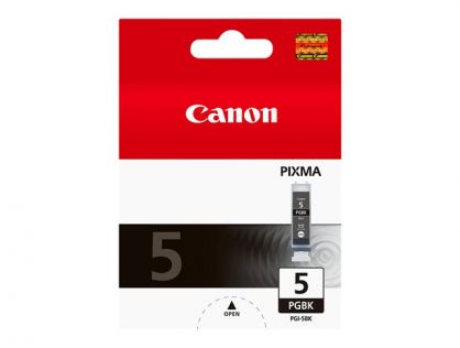 Canon PGI-5 BK - 0628B001 - 1 x Black - Ink tank - For PIXMA iP3500,iP4500,iP5300,MP510,MP520,MP600,MP610,MP810,MP960,MP970,MX700