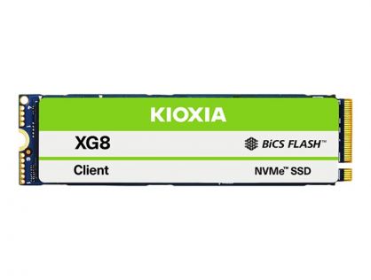 KIOXIA XG8 Series KXG80ZNV1T02 - SSD - 1024 GB - internal - M.2 2280 - PCIe 4.0 x4 (NVMe)