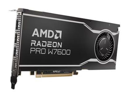 AMD Radeon Pro W7600 - Graphics card - Radeon Pro W7600 - 8 GB GDDR6 - PCIe 4.0 x8 - 4 x DisplayPort
