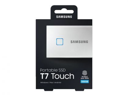 Samsung T7 Touch MU-PC500S - SSD - 500 GB - USB 3.2 Gen 2