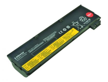 2-Power Main Battery Pack - Laptop battery - Lithium Ion - 6-cell - 5200 mAh - for Lenovo ThinkPad X240 20AL, 20AM