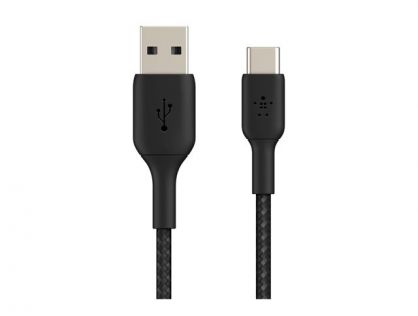 USB-C/USB-A CABLE 2M BLACK