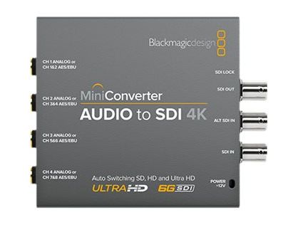 Mini Converter Audio to SDI 4K