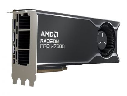 AMD Radeon Pro W7900 - Graphics card - Radeon Pro W7900 - 48 GB GDDR6 - PCI Express 4.0 x16 (rear drive) - 3 x DisplayPort, Mini DisplayPort