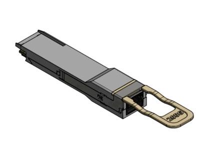 NVIDIA - QSFP56 transceiver module - 200GbE - 200GBase-SR4 - MPO-12/UPC multi-mode - up to 100 m - 850 nm