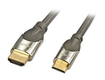 Lindy CROMO High-Speed-HDMI-Kabel mit Ethernet - HDMI cable with Ethernet - 1 m