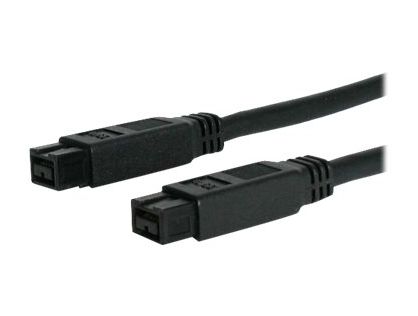StarTech.com 10 ft 1394b Firewire 800 Cable 9-9 M/M - IEEE 1394 cable - FireWire 800 (M) to FireWire 800 (M) - 10 ft - black - 1394_99_10 - IEEE 1394 cable - FireWire 800 (M) to FireWire 800 (M) - 3 m - black - for P/N: BNDTB1394B3, EC1394B2, MPEX1394B3, 