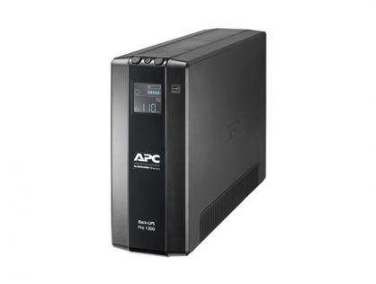 APC Back-UPS Pro BR1300MI - UPS - AC 230 V - 780 Watt - 1300 VA - USB - output connectors: 8 - black