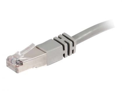 C2G Cat5e Booted Shielded (STP) Network Patch Cable - patch cable - 10 m - grey