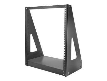 StarTech.com 12U Heavy Duty 2 Post Open Frame Network Rack - 350lbs - 19" Free Standing Desktop Rack for Computer, AV, Media, IT Equipment (2POSTRACK12) - rack - 12U