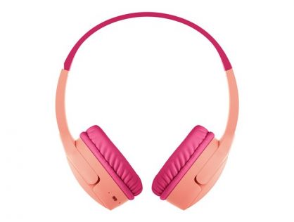 SoundForm Mini Wired On-Ear Headphones For Kids Pink