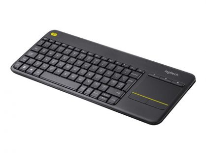 Logitech Wireless Touch Keyboard K400 Plus - keyboard - Italian - black Input Device