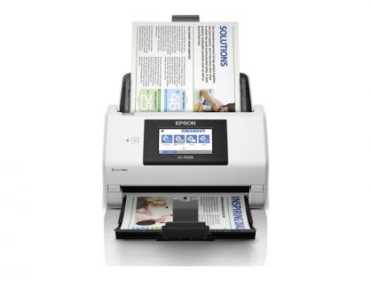 Epson WorkForce DS-790WN - Document scanner - Duplex - A4/Legal - 600 dpi x 600 dpi - up to 45 ppm (mono) / up to 45 ppm (colour) - ADF (100 sheets) - up to 7000 scans per day - USB 3.0, Gigabit LAN, Wi-Fi(n), USB 2.0 (Host)