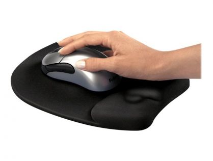 FOAM MOUSE PAD/WRIST REST - BLACK