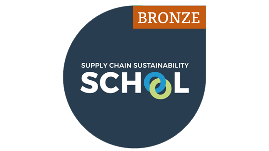 Supply Chain Sustainability School - Bronze Award Logo